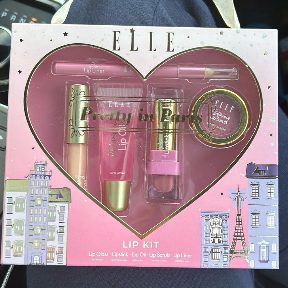 Elle Pretty in Paris‎ Lip Kit. Set of 5 New in Box!